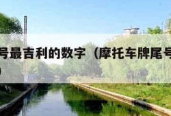 车牌尾号最吉利的数字（摩托车牌尾号最吉利的数字）