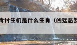 凶猛恶毒讨生机是什么生肖（凶猛恶煞的动物）