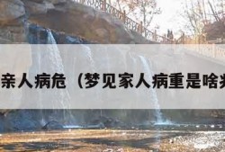 梦见亲人病危（梦见家人病重是啥兆头）