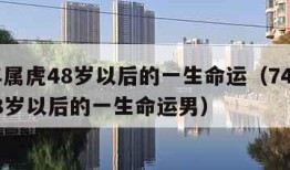 74年属虎48岁以后的一生命运（74年属虎48岁以后的一生命运男）