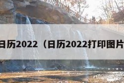 日历2022（日历2022打印图片）