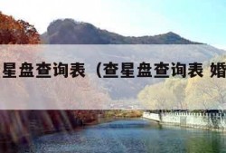 免费查星盘查询表（查星盘查询表 婚神星莉莉丝）