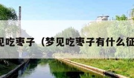 梦见吃枣子（梦见吃枣子有什么征兆）