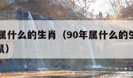 90年属什么的生肖（90年属什么的生肖配对属鼠）