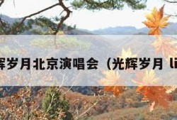 光辉岁月北京演唱会（光辉岁月 live）
