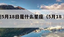 星座5月18日是什么星座（5月18 星座）
