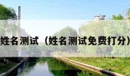 姓名测试（姓名测试免费打分）