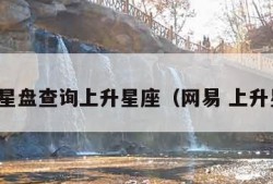 网易星盘查询上升星座（网易 上升星座）