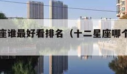 十二星座谁最好看排名（十二星座哪个最好看?）